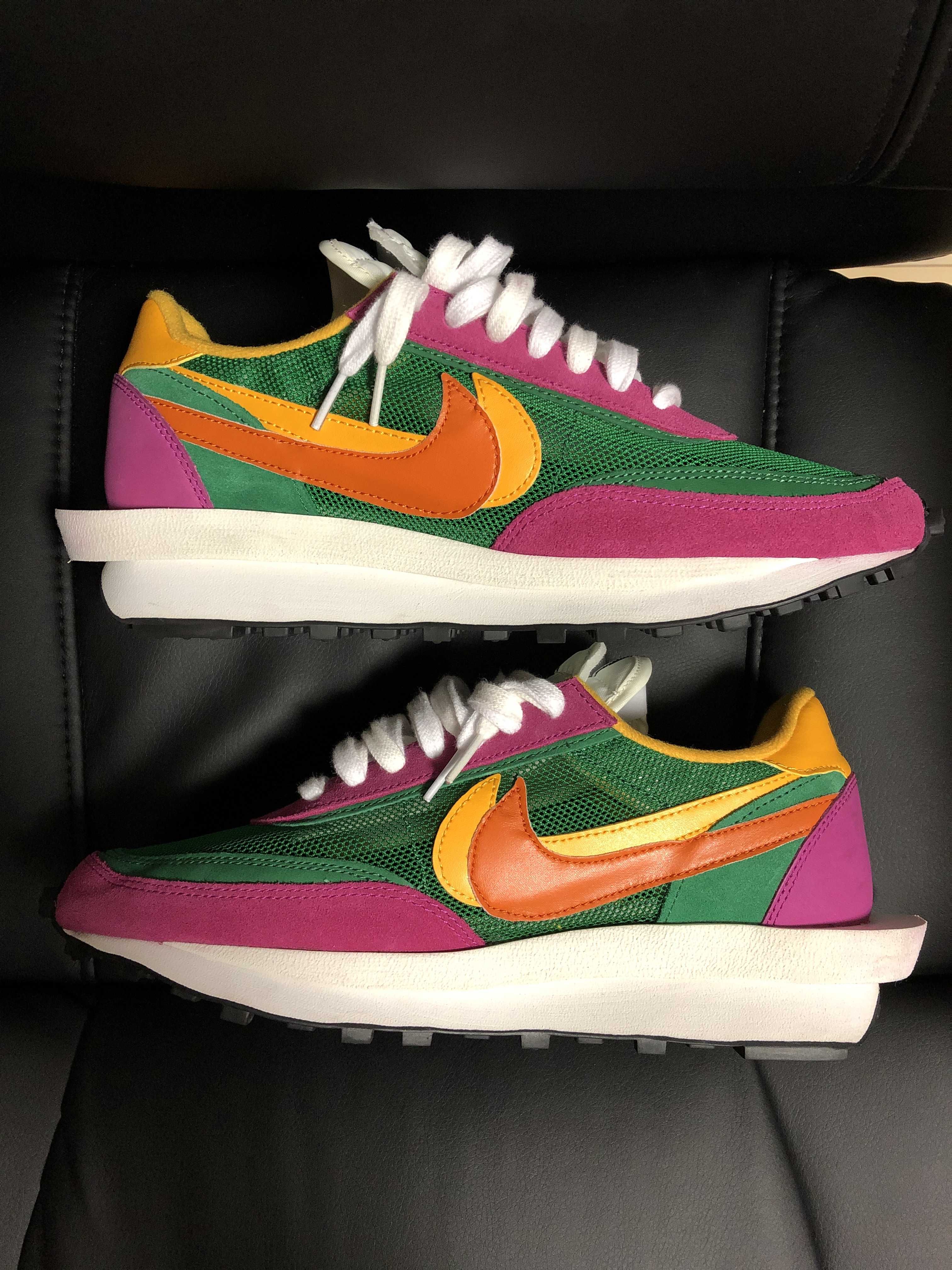 sacai × NIKE LDV WAFFLE "PINE GREEN"