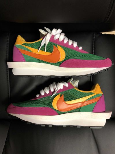 sacai × NIKE LDV WAFFLE "PINE GREEN"