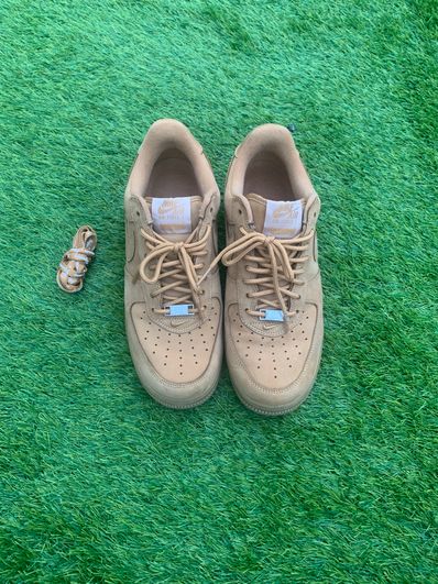 Supreme × Nike Air Force 1 Low "Flax/Wheat"