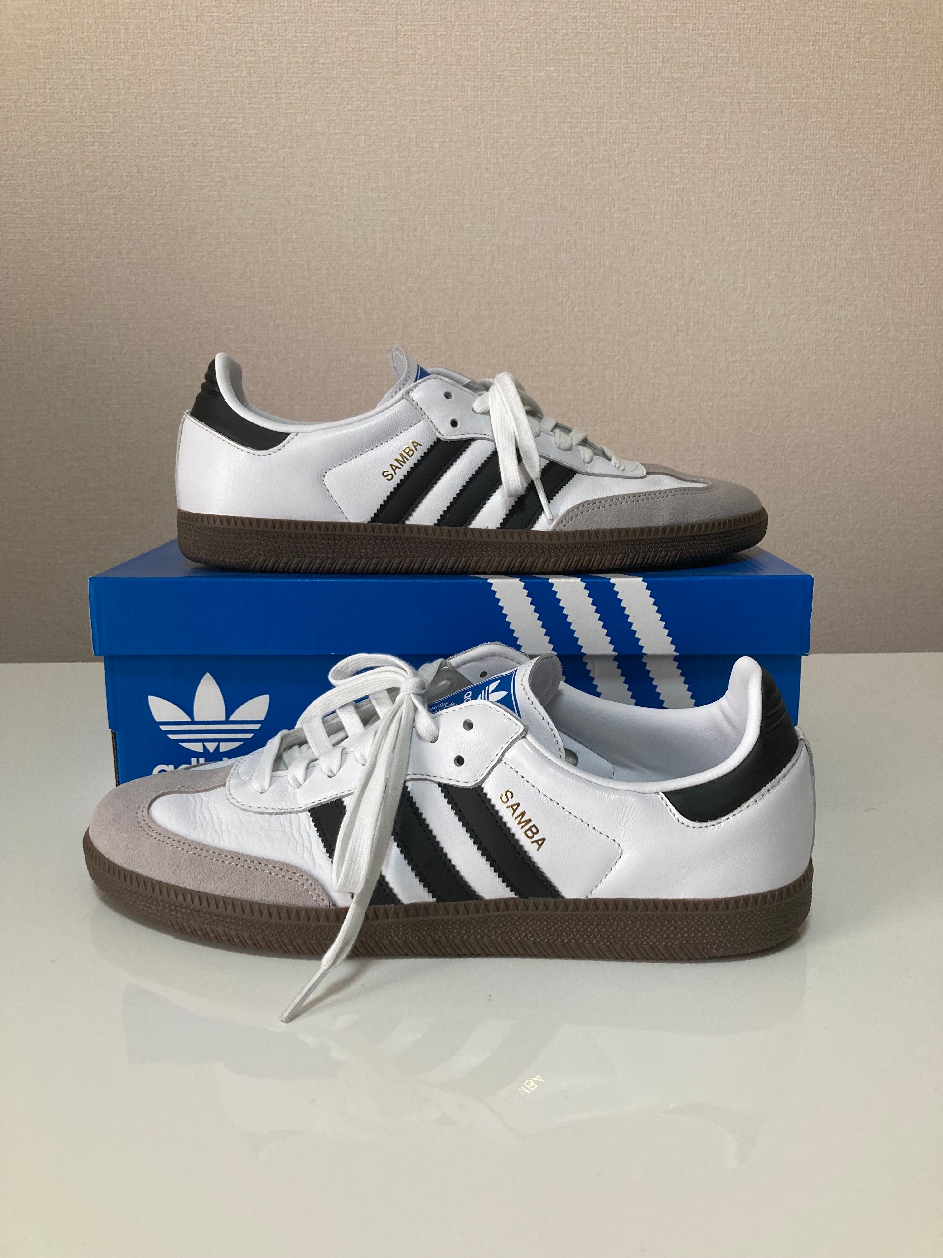 adidas Samba OG "Cloud White/Core Black/Clear Granite"