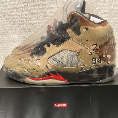 Supreme × Nike Air Jordan 5 Retro "Desert Camo"