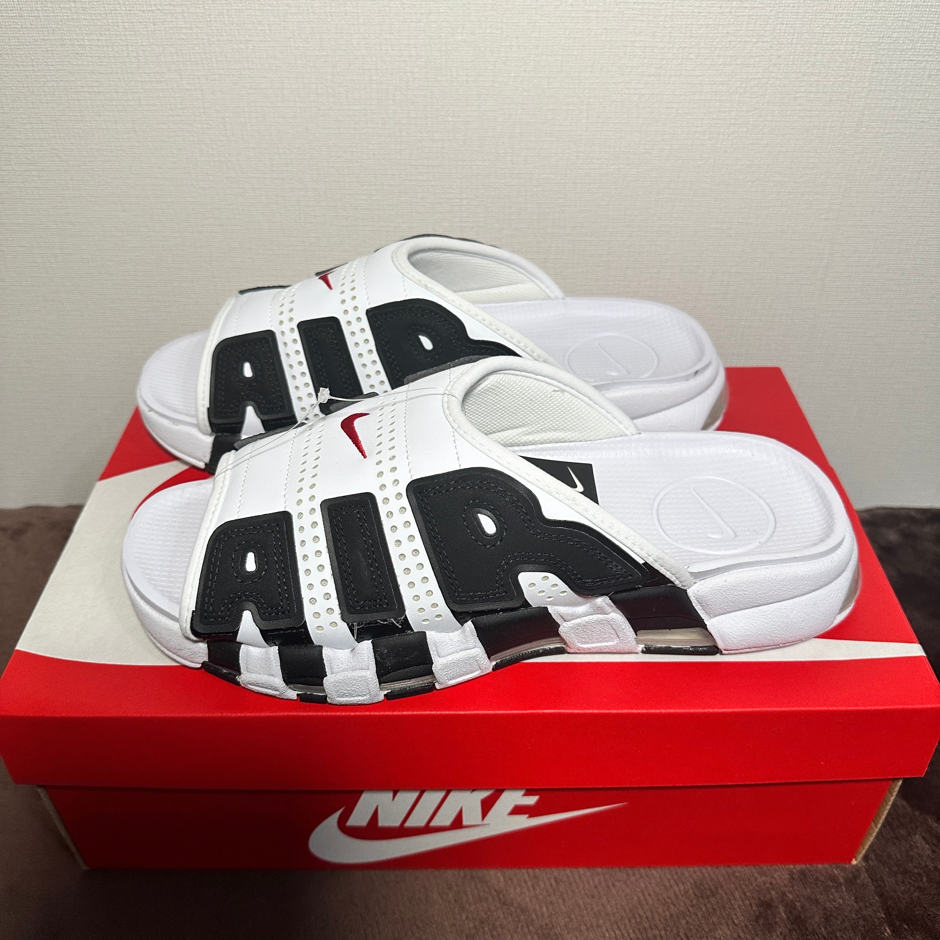Nike Air More Uptempo Slide "White and Black"