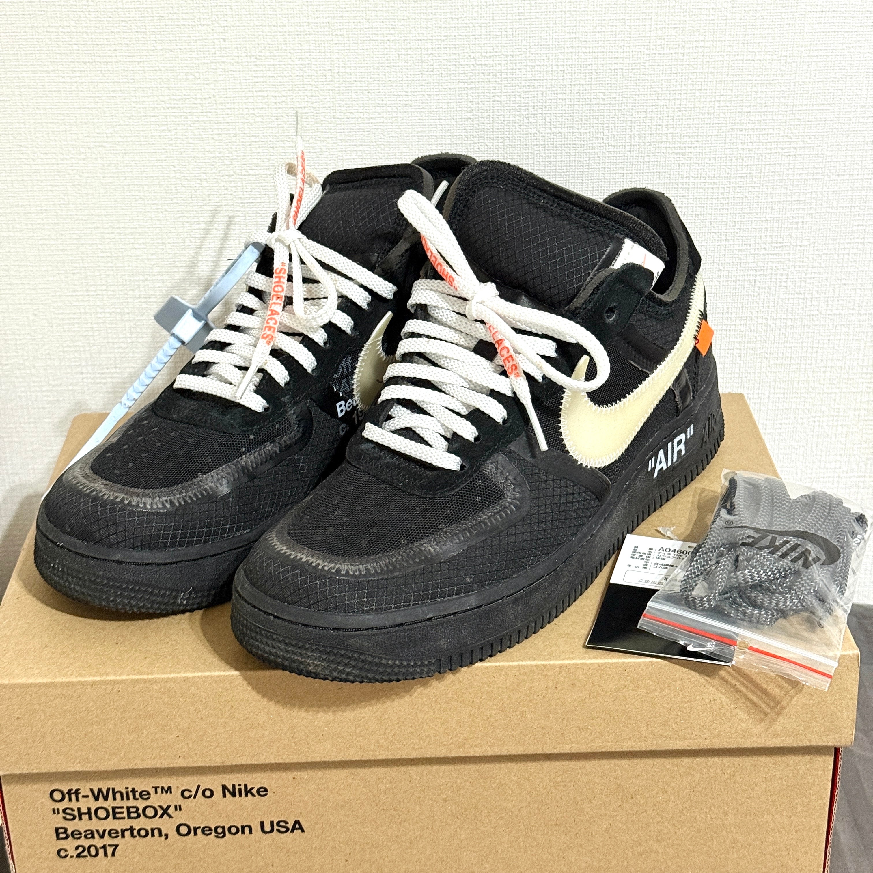 Off-White × Nike Air Force 1 Low "Black"
