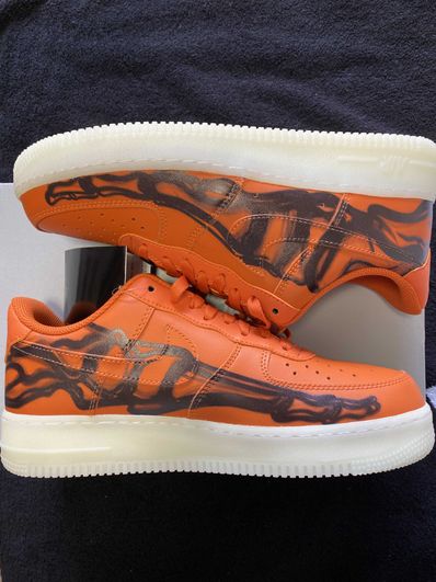 Nike Air Force 1 Low "Orange Skelton"
