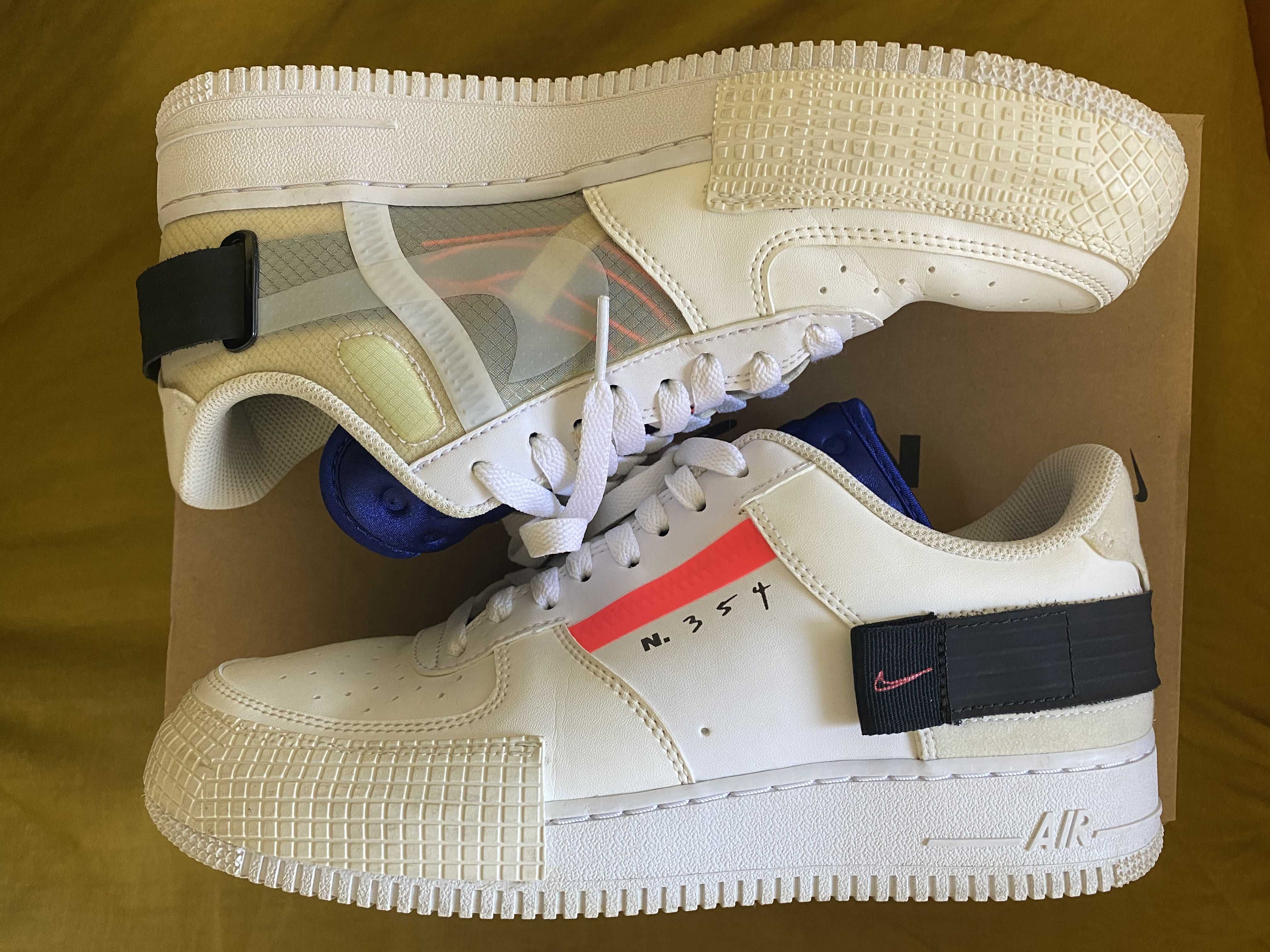 Nike Air Force 1 Low Type "Summit White/Red Orbit/White/Black"