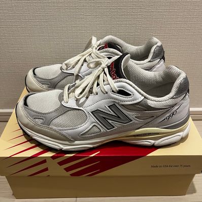 New Balance 990V3 "Sea Salt/Rain Cloud"