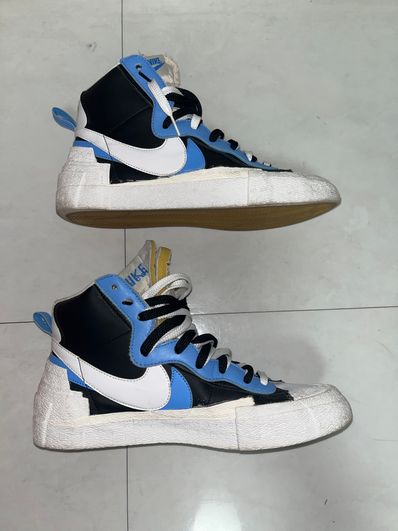 sacai × NIKE BLAZER MID "BLACK / BLUE"