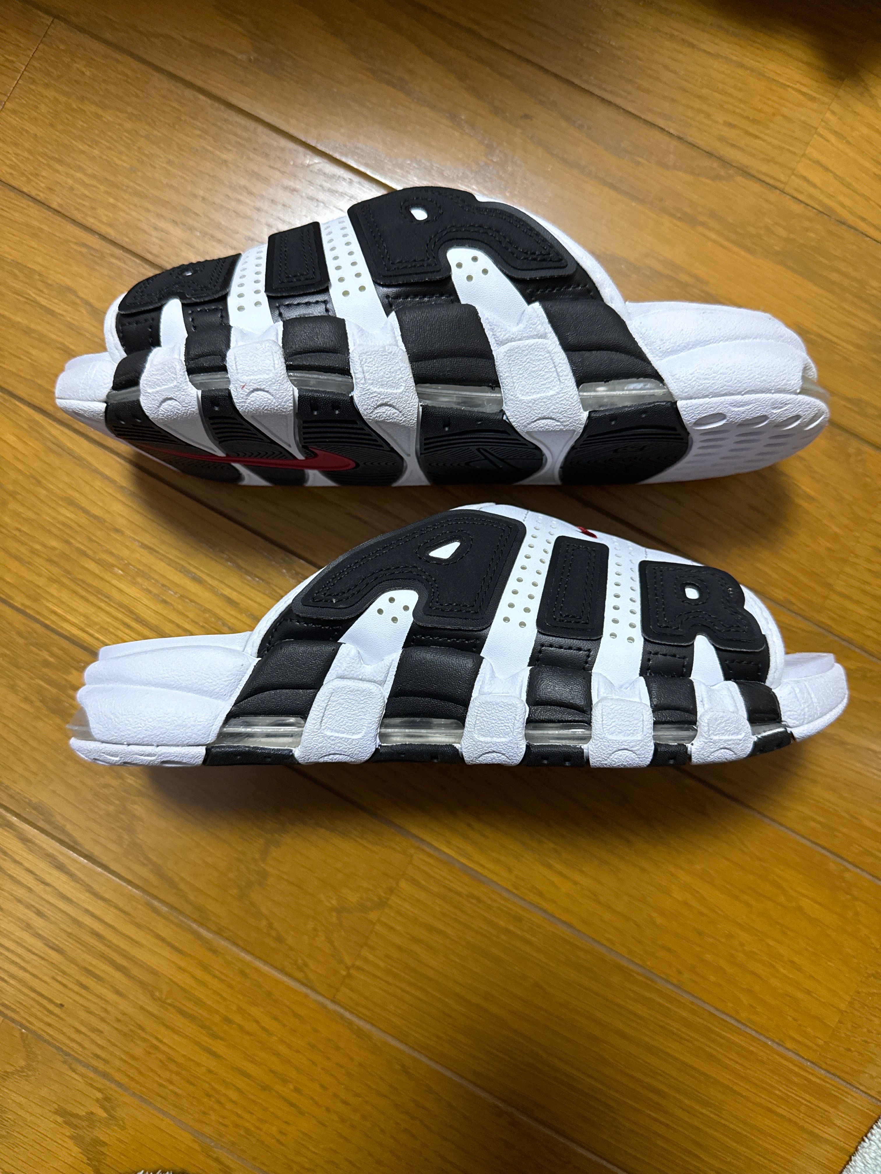 Nike Air More Uptempo Slide "White and Black"