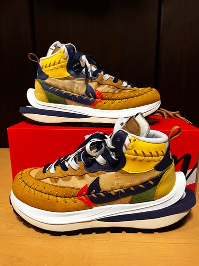 Jean-Paul Gaultier × sacai × Nike VaporWaffle "Sesame/Multi Color"