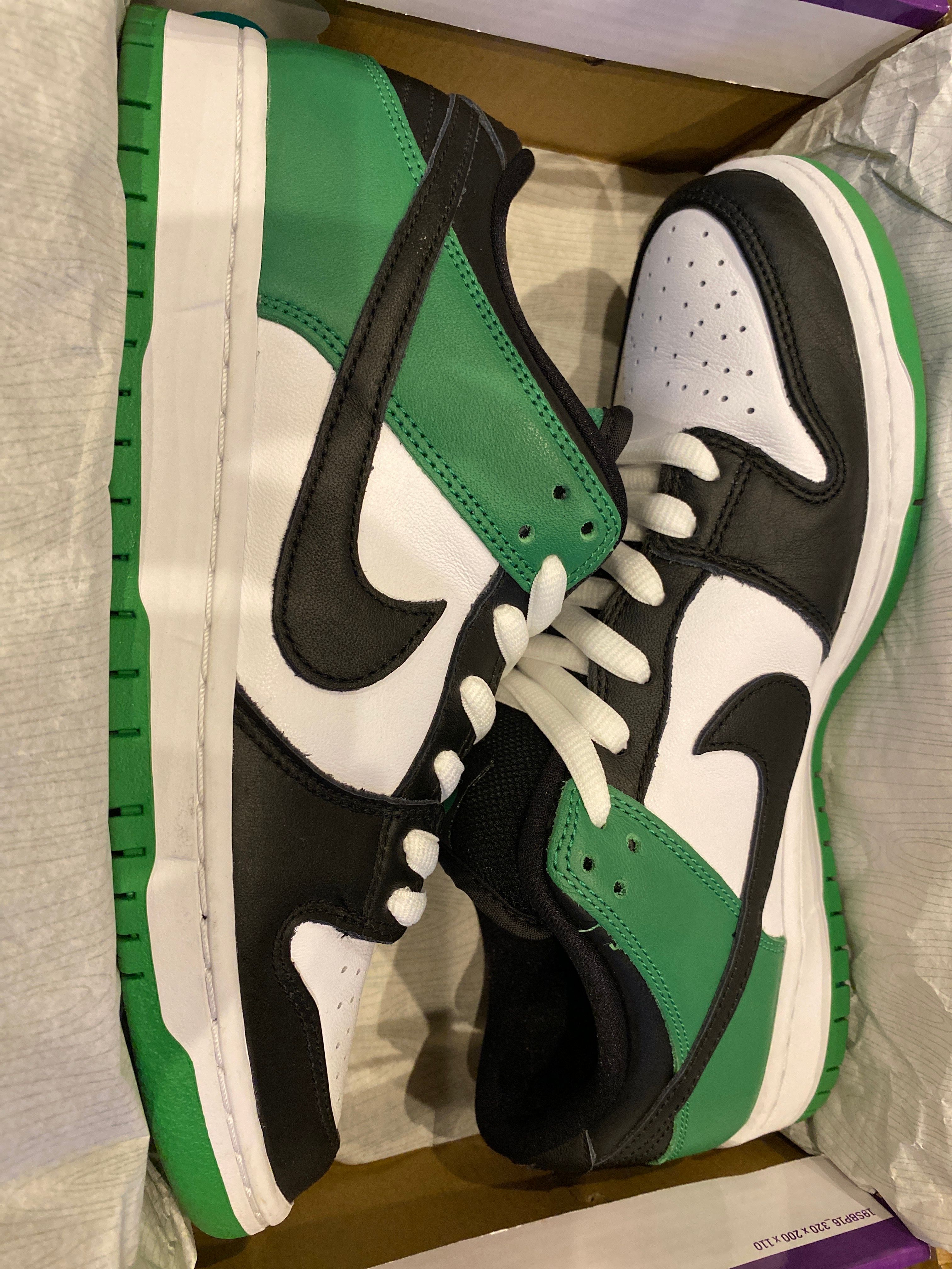 Nike SB Dunk Low Pro "Black and Classic Green"