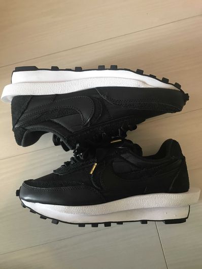 sacai × Nike LDV Waffle "Triple Black"