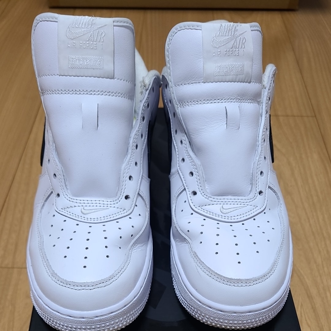 Supreme × Nike Air Force 1 Low "White/Black"