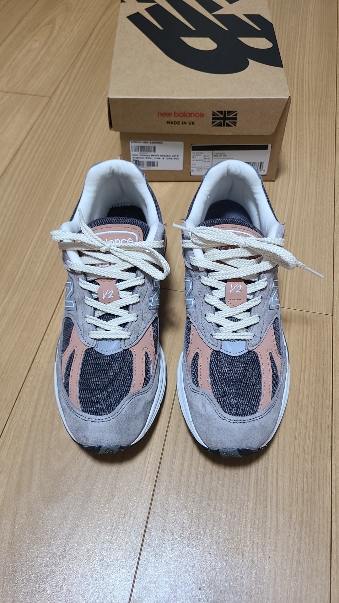 New Balance 991V2 Made in UK "Elephant Skin/Dark Gull Grey"