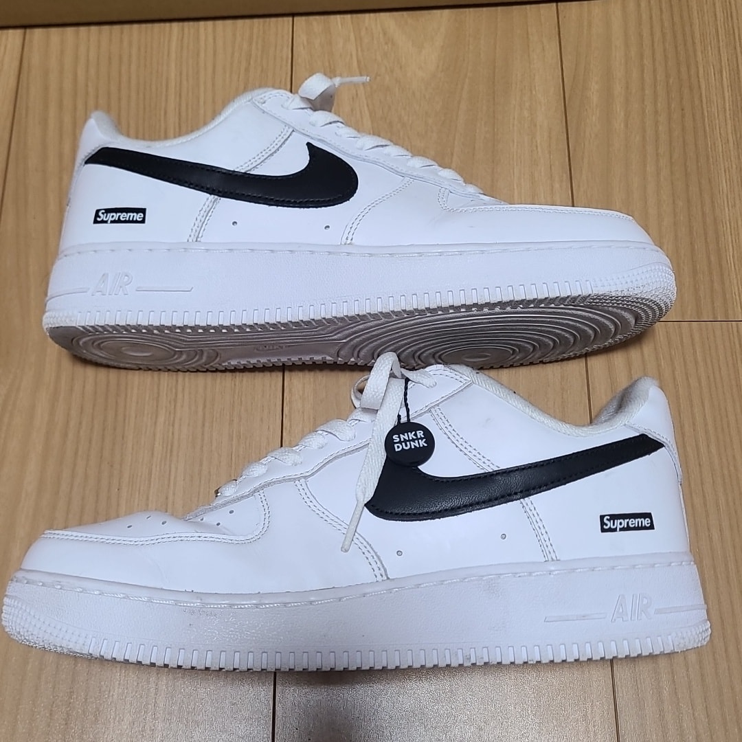 Supreme × Nike Air Force 1 Low "White/Black"