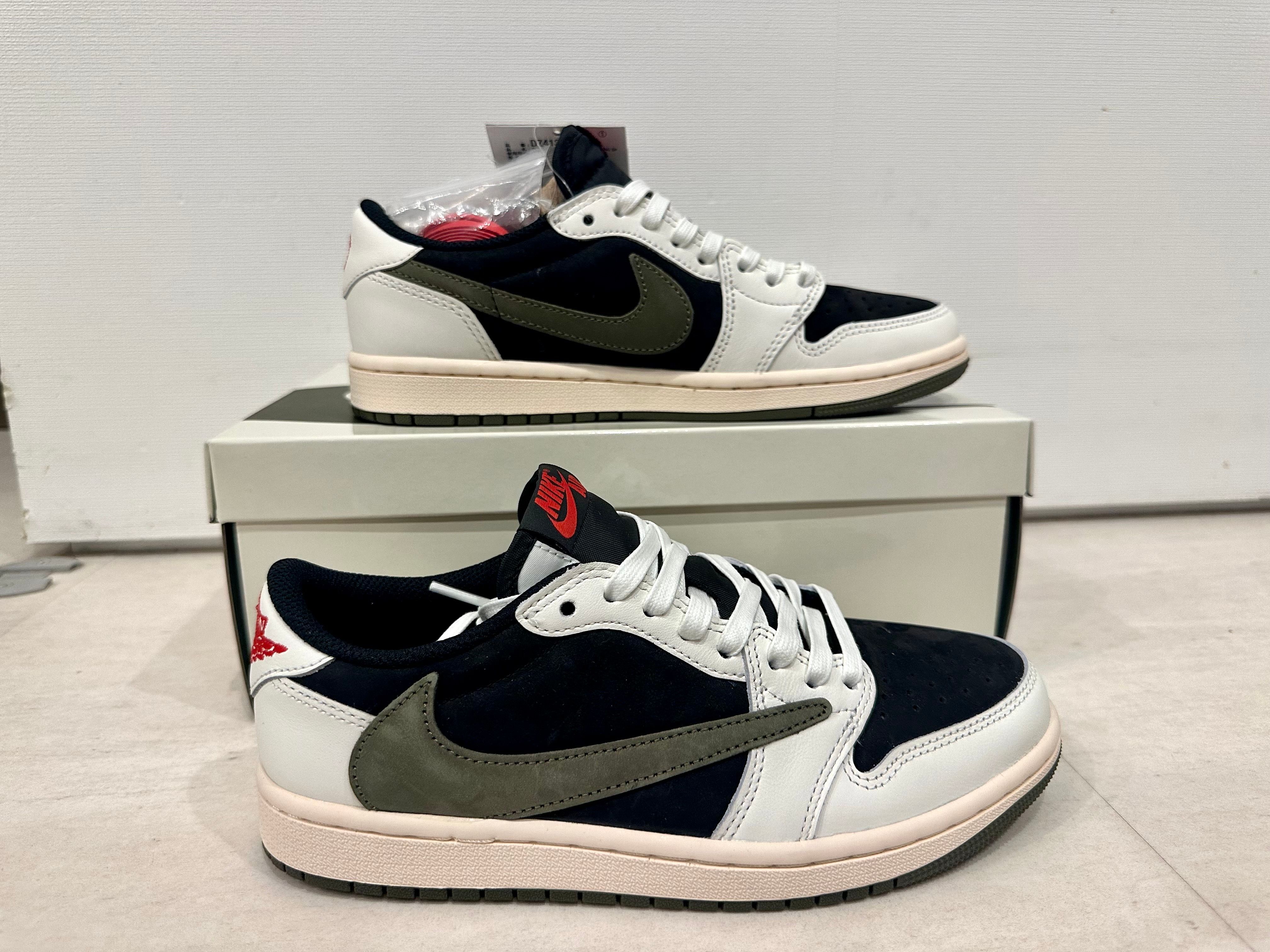 Travis Scott × Nike Women's Air Jordan 1 Low OG "Medium Olive"