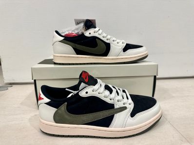 Travis Scott × Nike Women's Air Jordan 1 Low OG "Medium Olive"