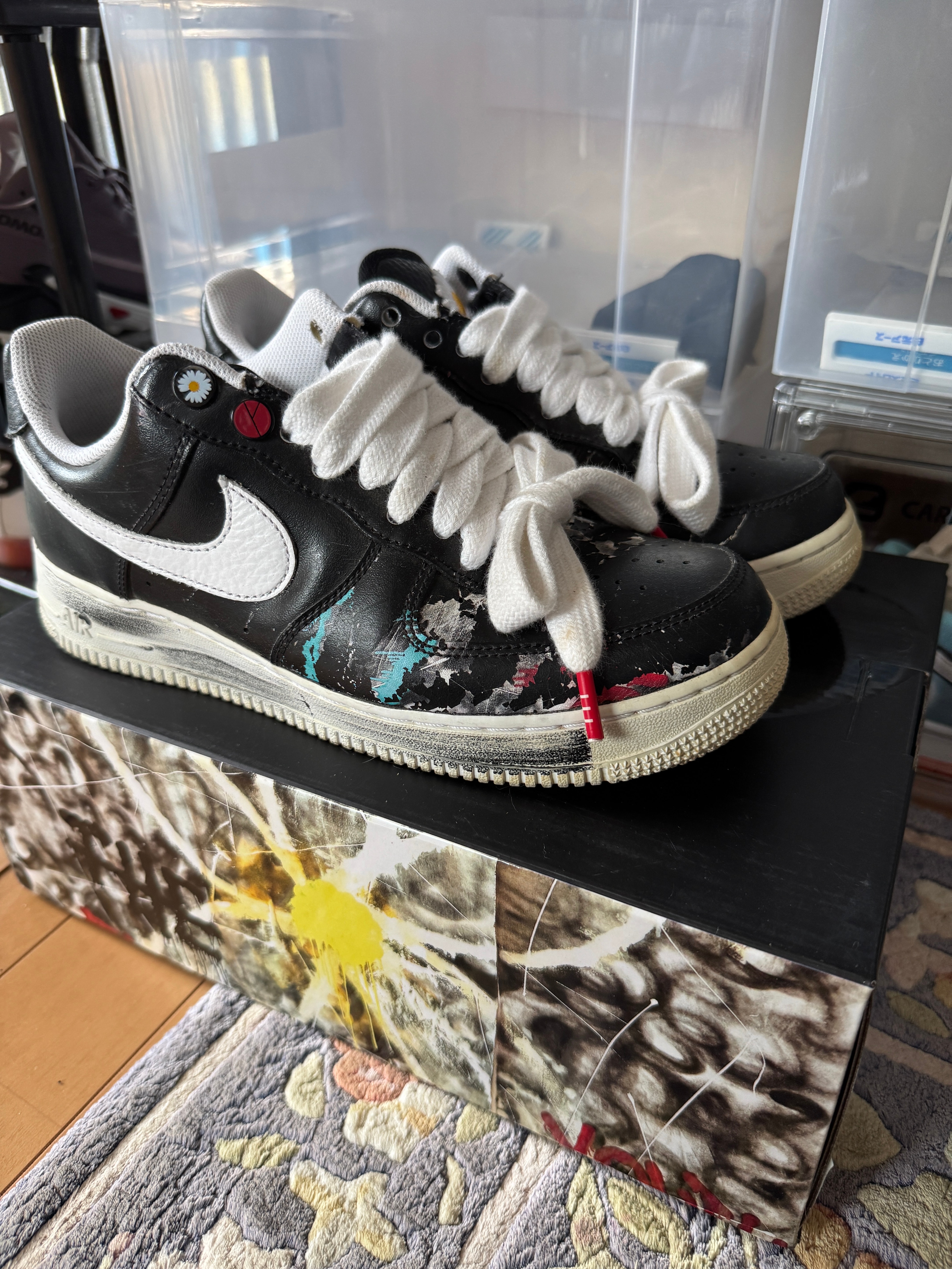 PEACEMINUSONE × Nike Air Force 1 Low Para Noise "Black" / G-DRAGON