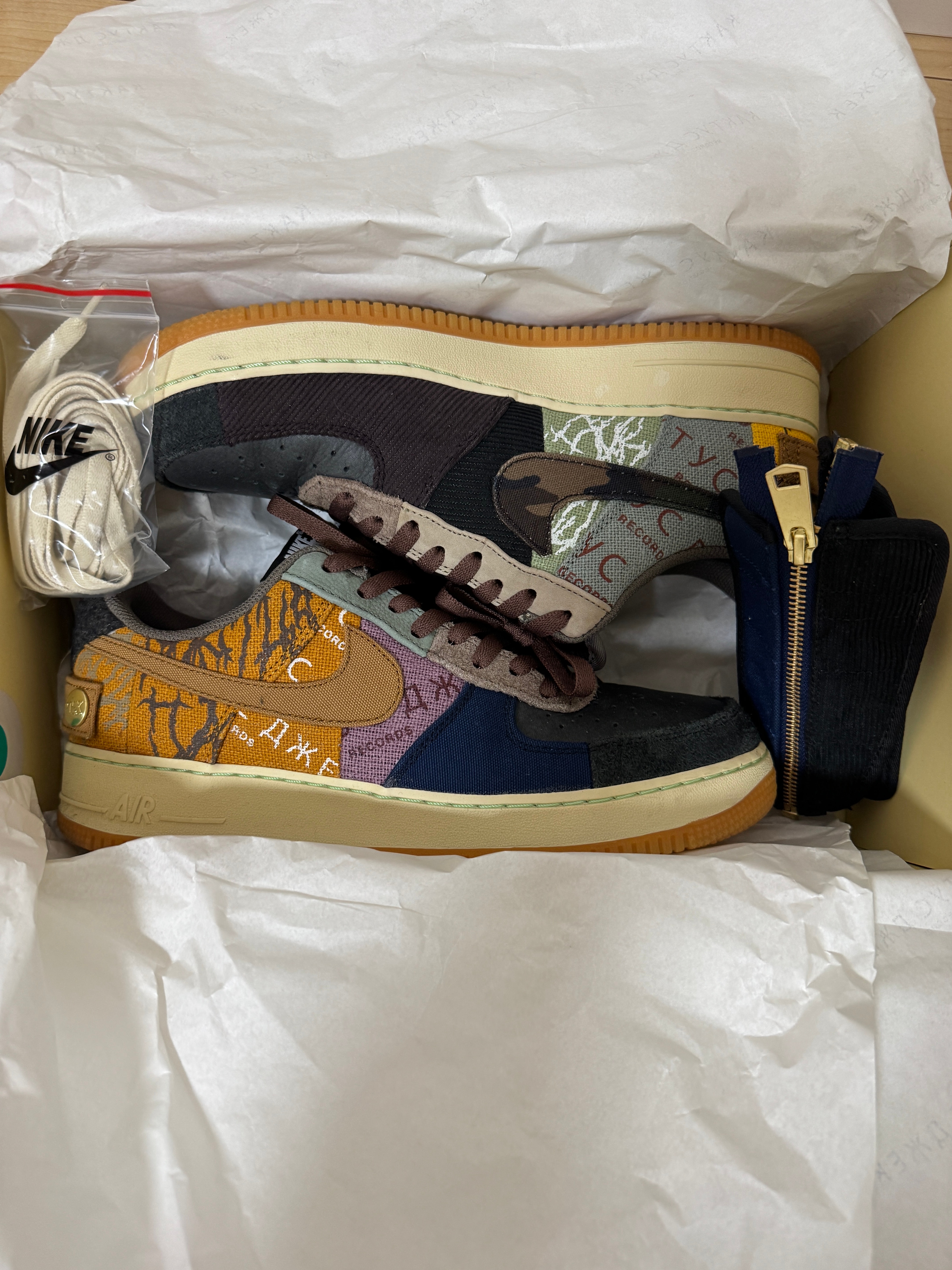 Travis Scott × Nike Air Force 1 Low Cactus Jack "Multi Color"