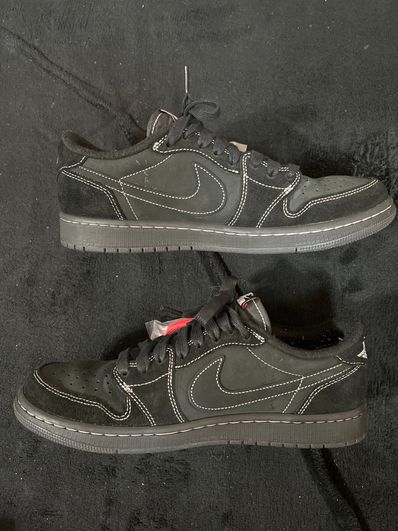 Travis Scott × Nike Air Jordan 1 Low OG SP "Black Phantom"