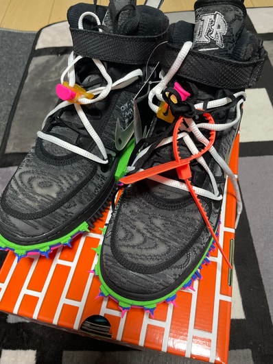 Off-White × Nike Air Force 1 Mid "Black"