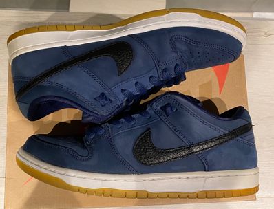 Nike SB Dunk Low Orange Label "Obsidian/Black-Light Gum Brown"