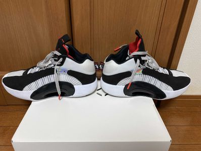 Nike Air Jordan 35 DNA "White/Gym Red/Black" (White Sole)