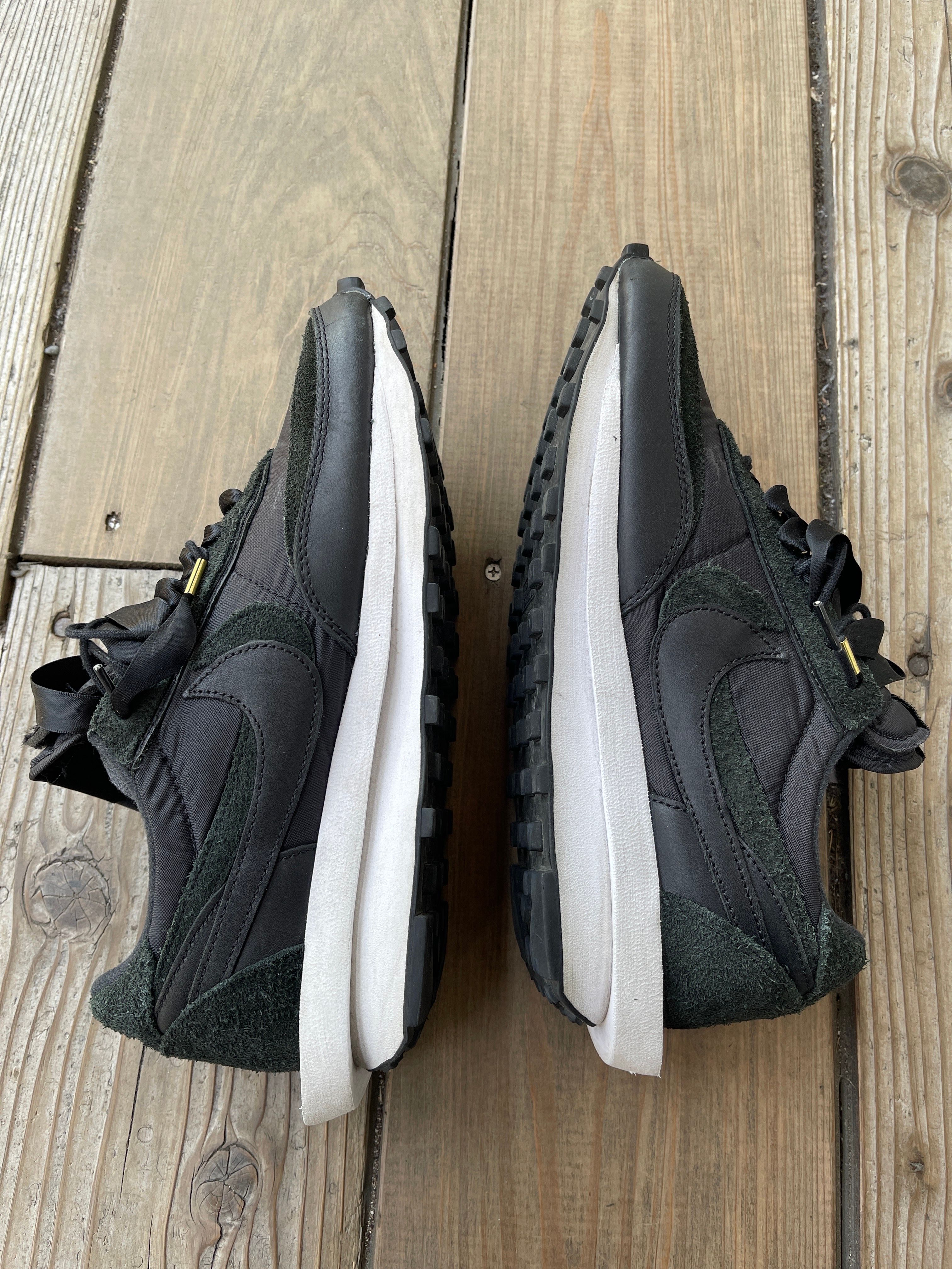 sacai × Nike LDV Waffle "Triple Black"
