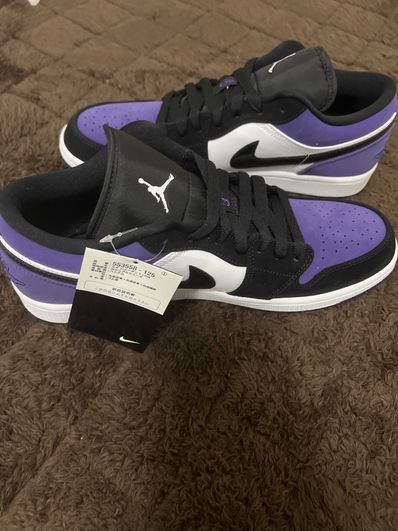 NIKE AIR JORDAN 1 LOW "COURT PURPLE"
