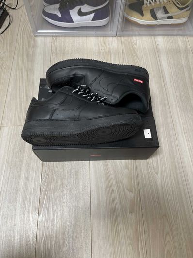 Supreme × Nike Air Force 1 Low "Black"