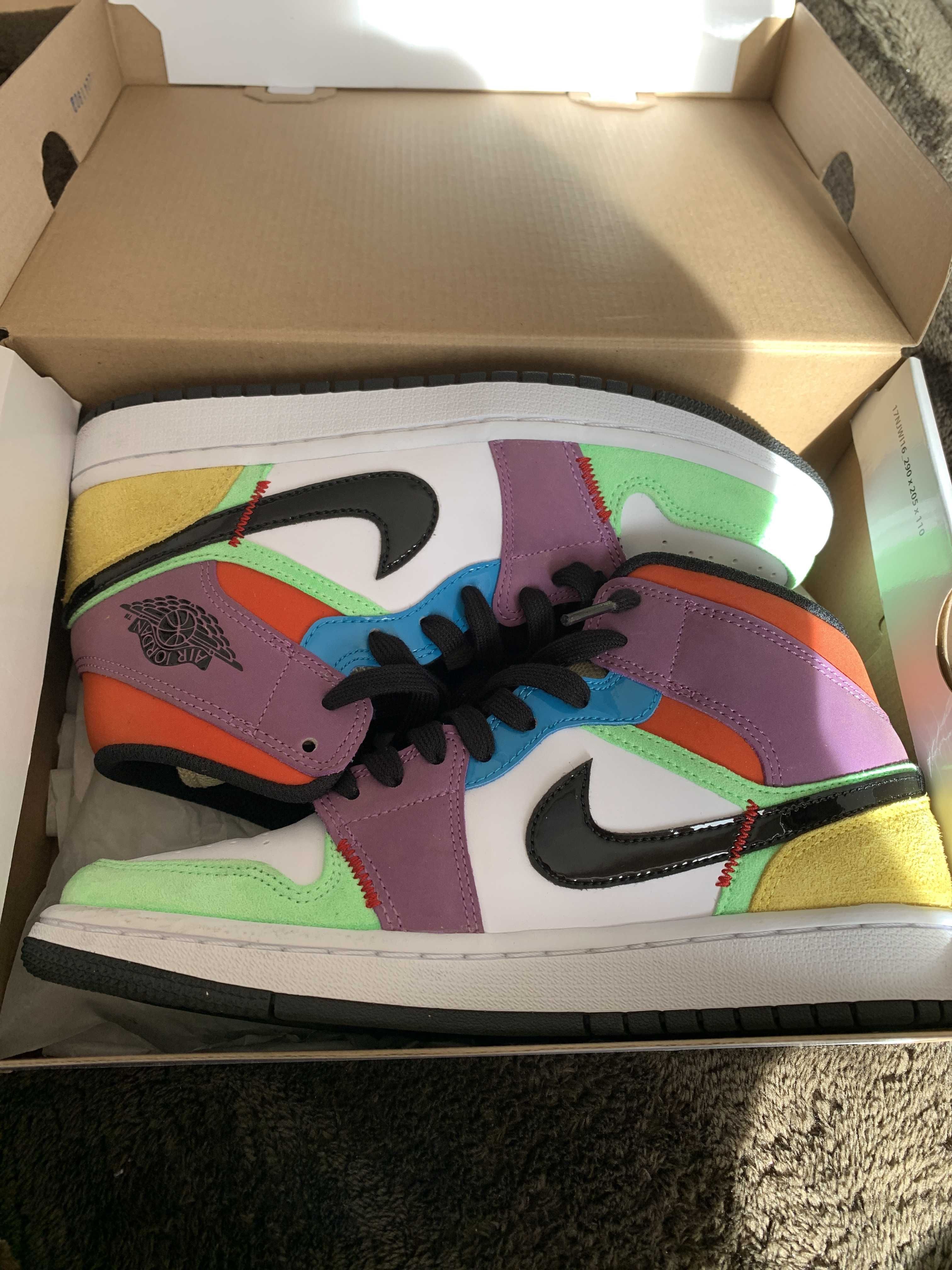 Nike Women's Air Jordan 1 Mid "Multi Color"