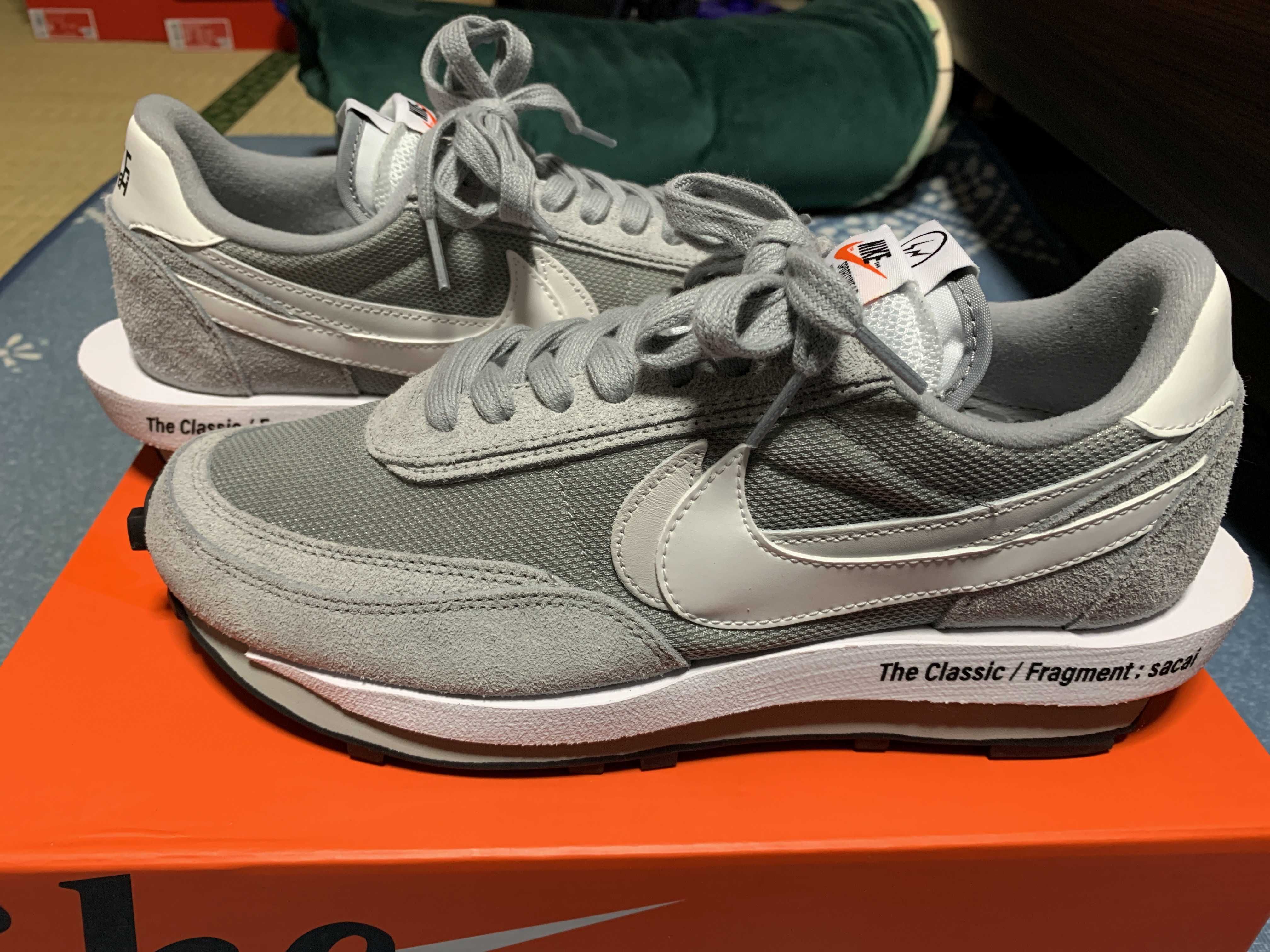 Fragment × sacai × Nike LD Waffle "Light Smoke Grey"