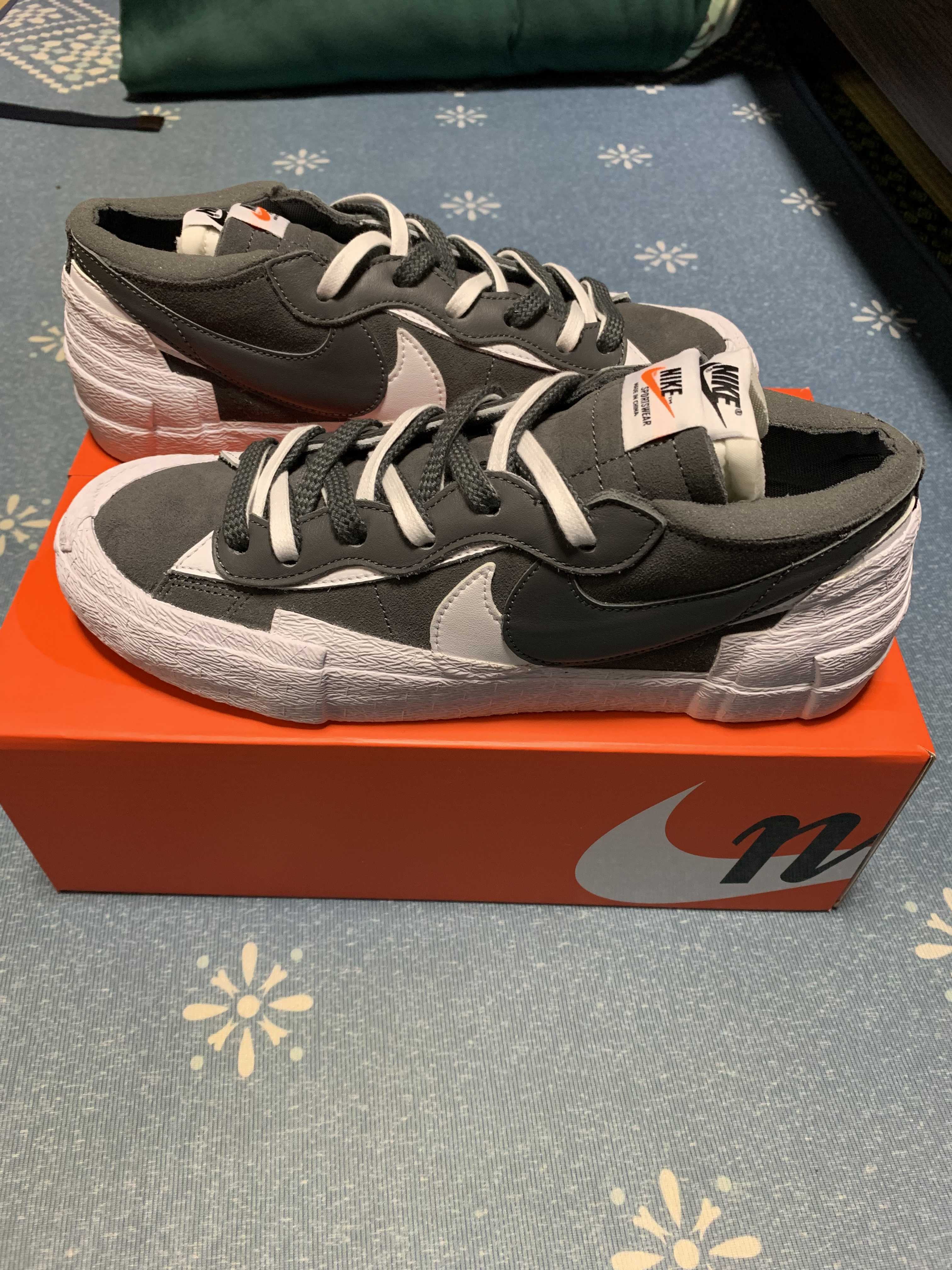 Sacai × Nike Blazer Low "Iron Grey"