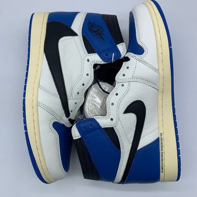 Travis Scott × fragment design × Nike Air Jordan 1 Retro High OG SP "Military Blue"