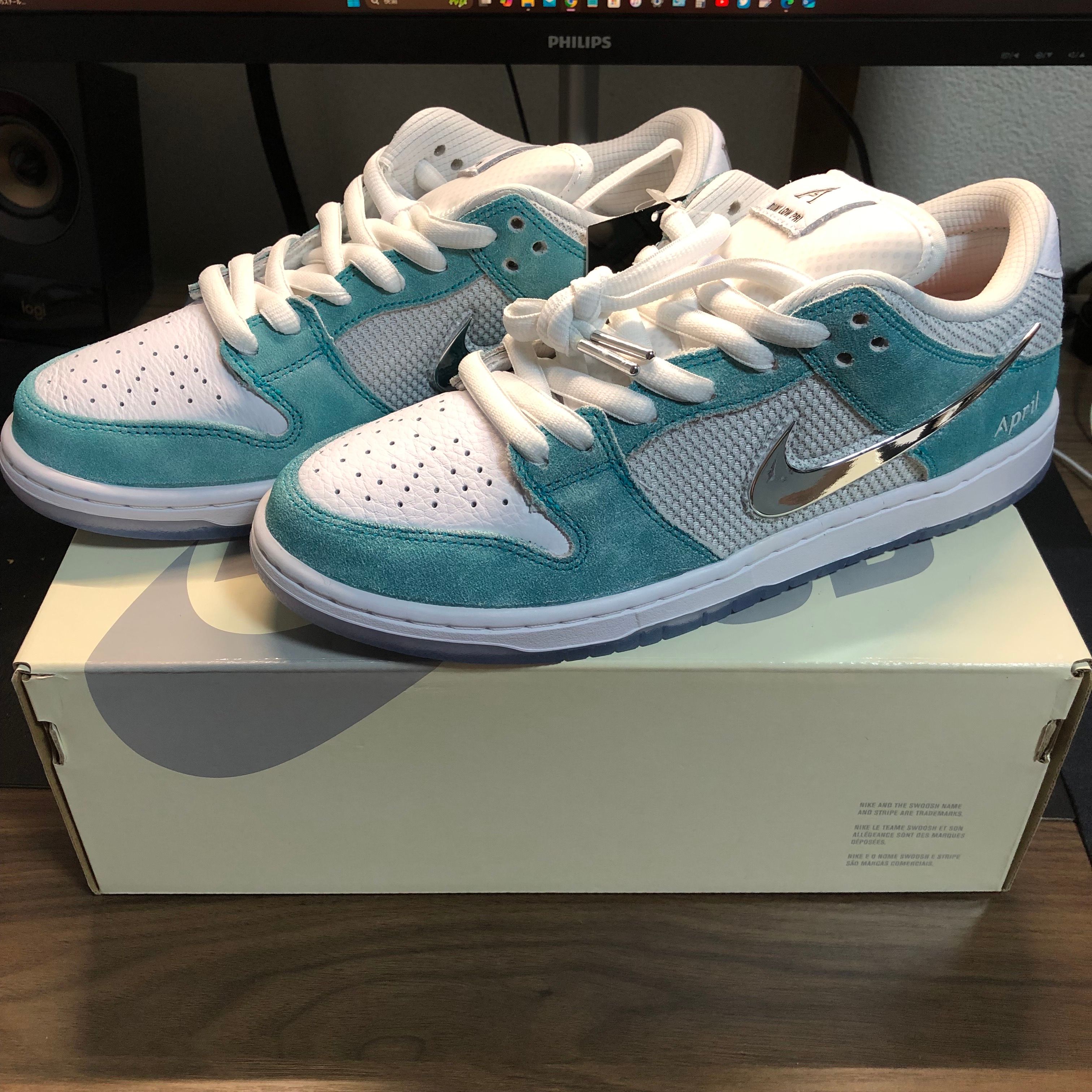 APRIL SKATEBOARDS × Nike SB Dunk Low Pro QS "White and Multi-Color"