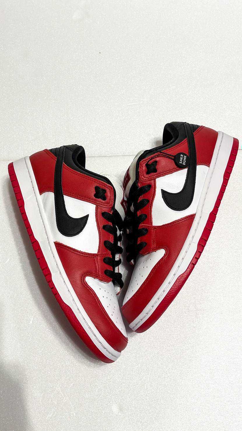 Nike SB Dunk Low Pro "J-Pack Chicago/Varsity Red and White"