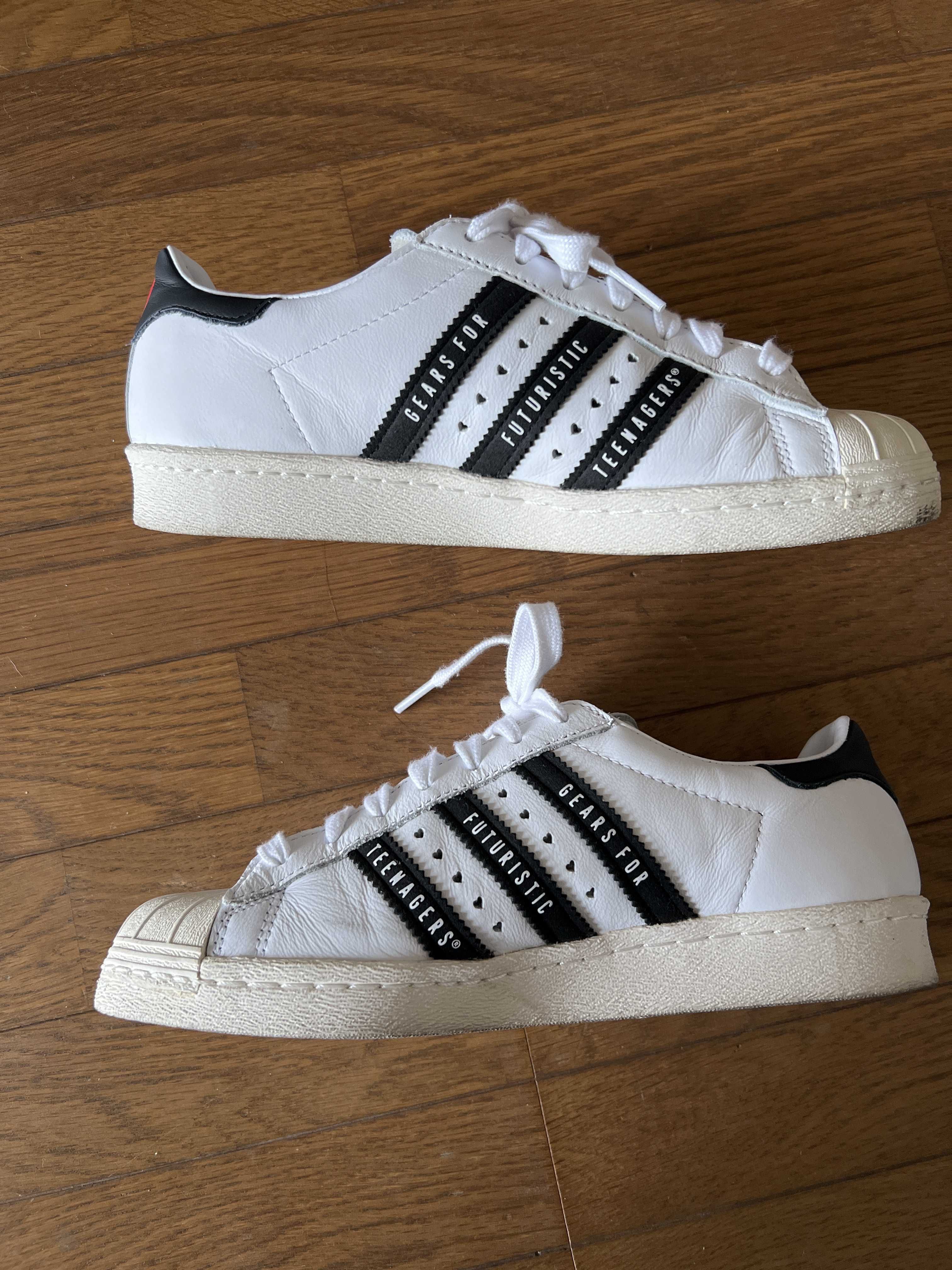 HUMAN MADE × adidas Superstar 80s "White/Black"