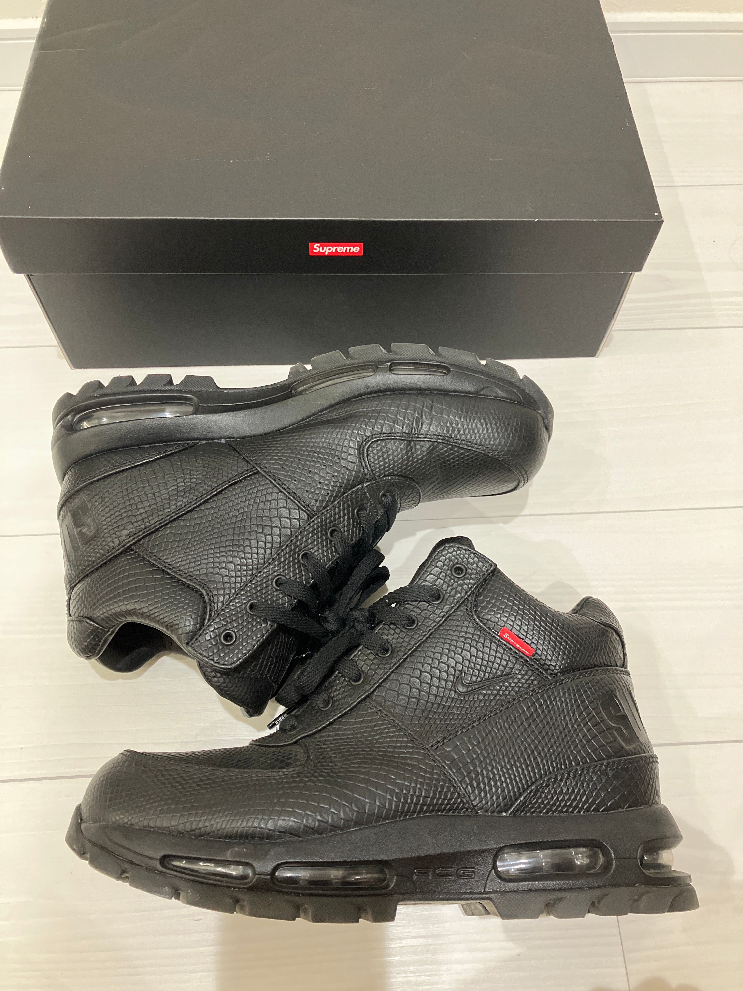 Supreme × Nike Air Max Goadome "Black"