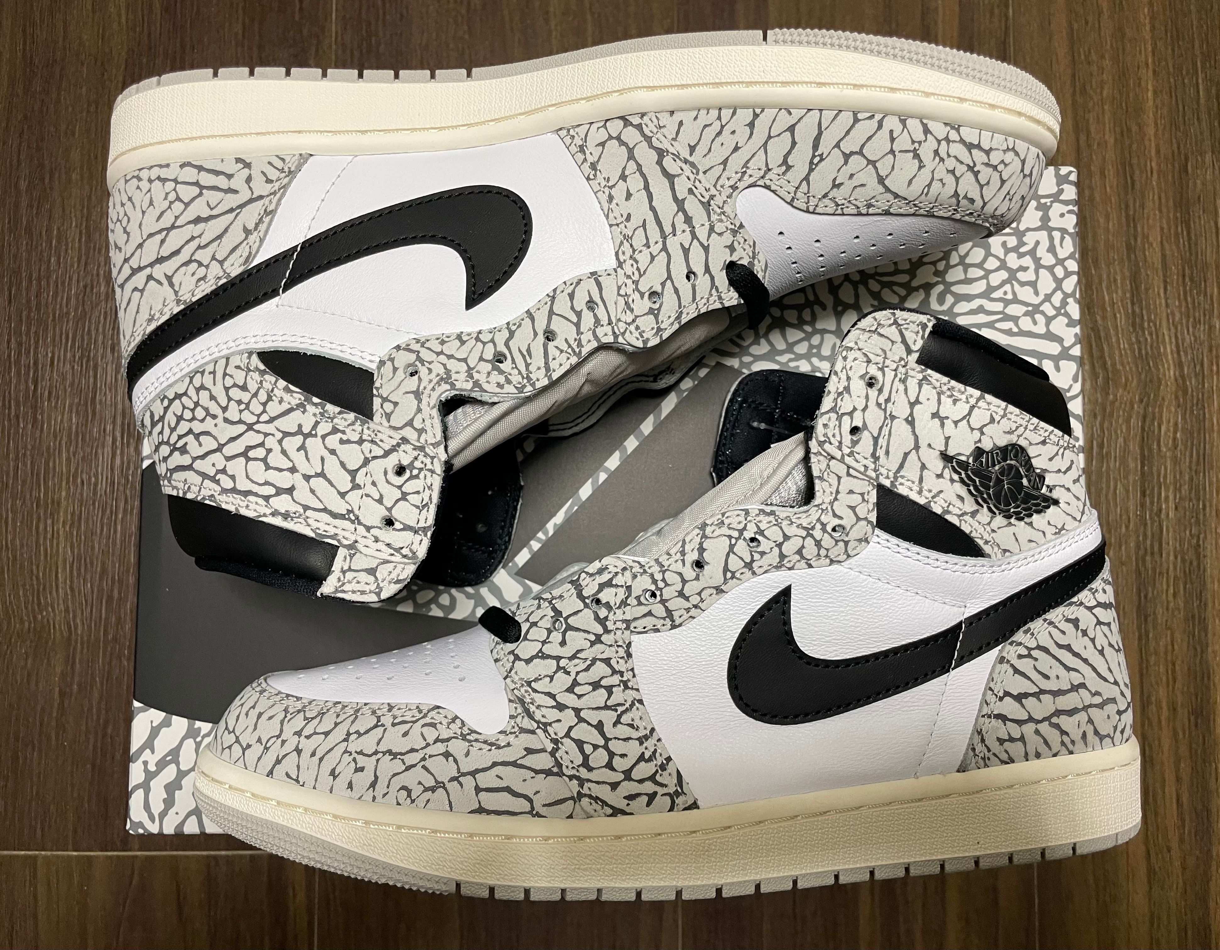 Nike Air Jordan 1 High OG "White Cement/Safari"