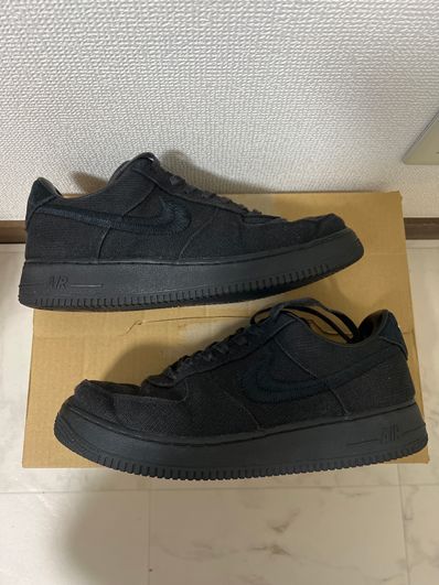 Stussy × Nike Air Force 1 Low "Triple Black"