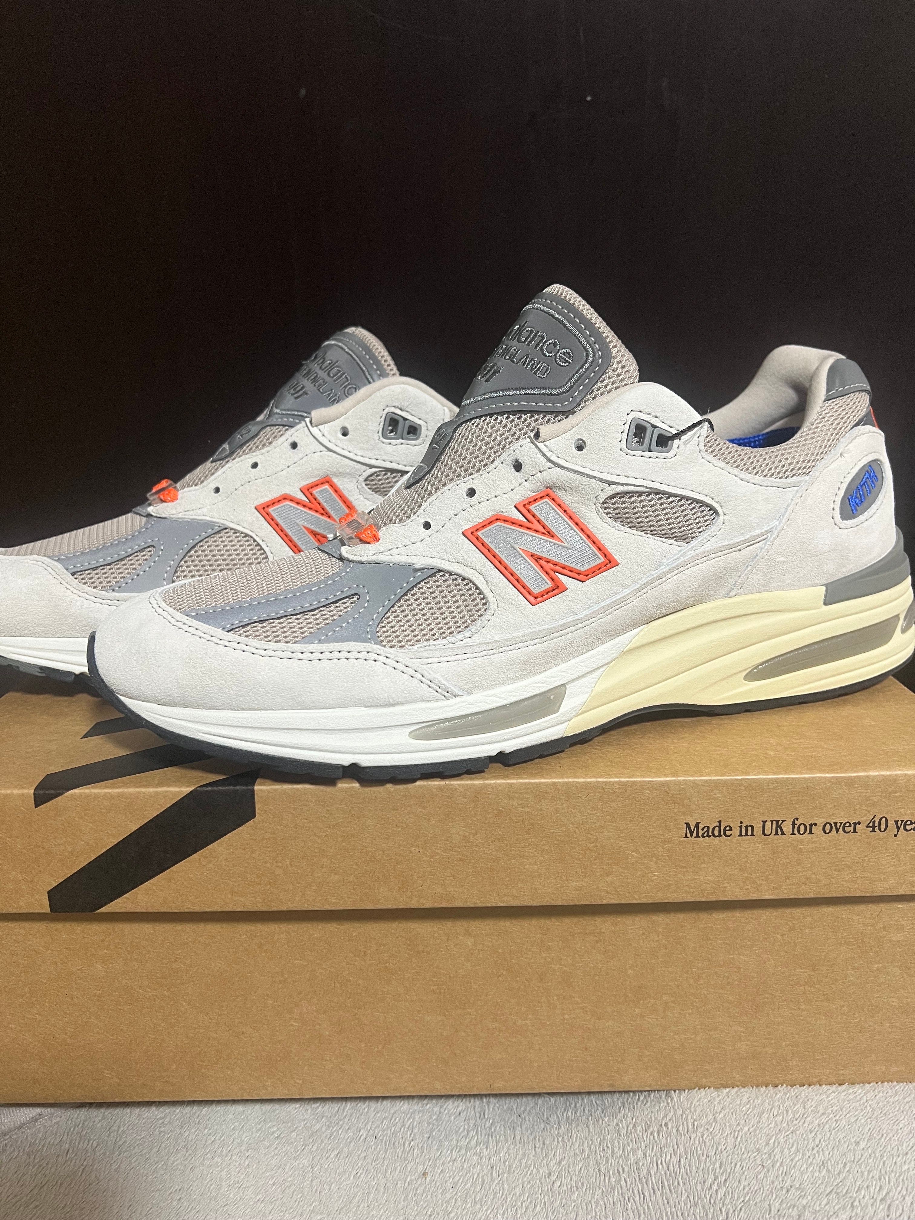 KITH × New Balance 991V2 Madison Square Garden "Antarctica/Beige/Castlerock"