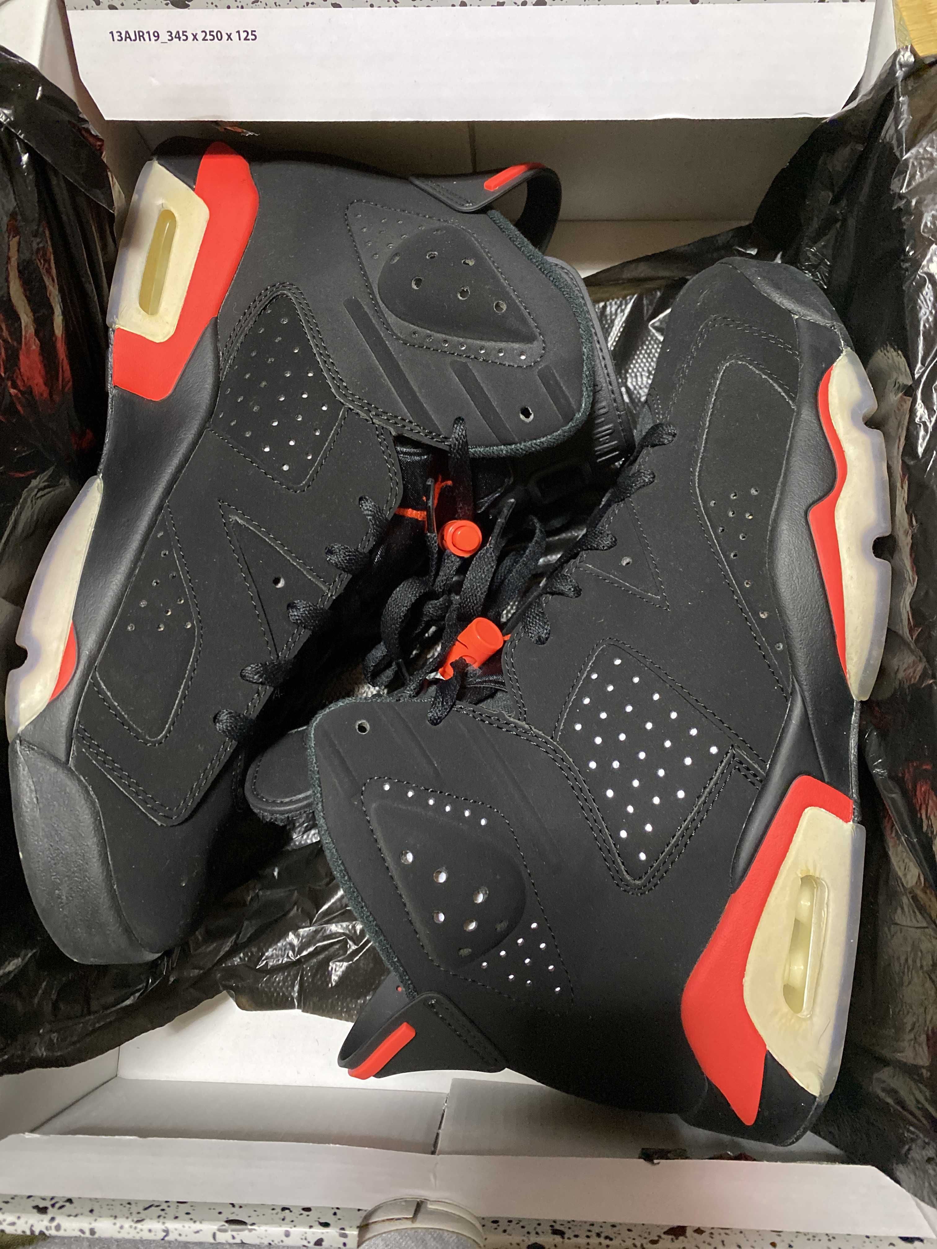 Nike Air Jordan 6 Retro OG "Black/Infrared"