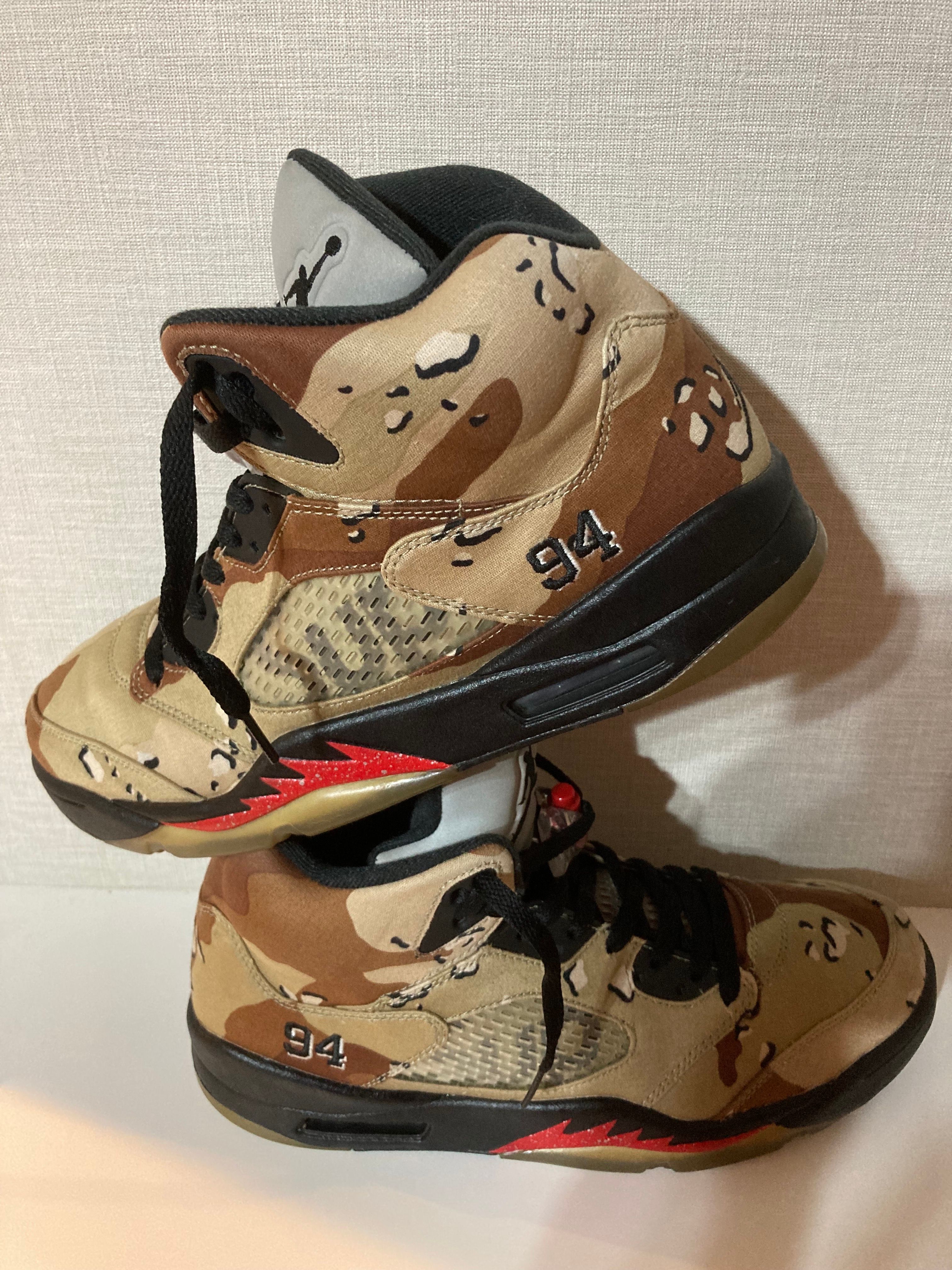 Supreme × Nike Air Jordan 5 Retro "Desert Camo"