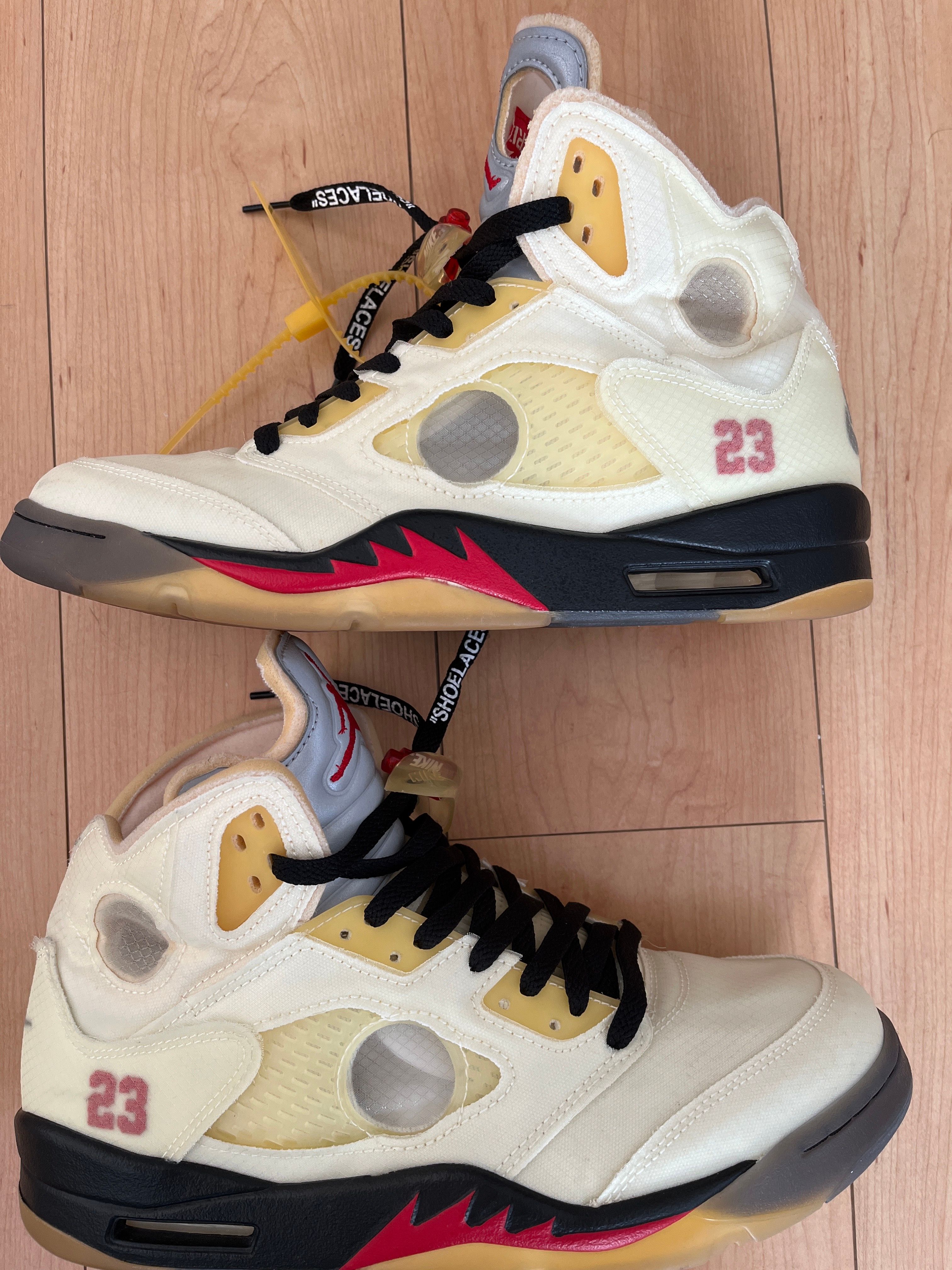 Off-White × Nike Air Jordan 5 "Sail"
