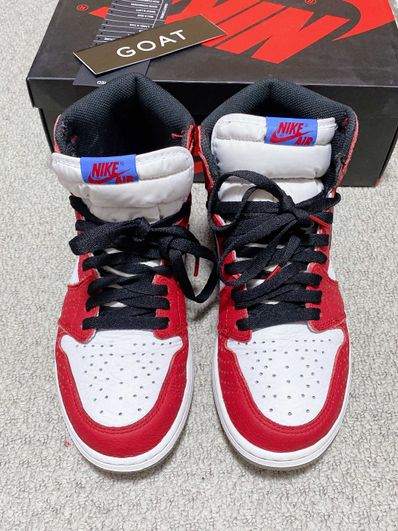 Spiderman × Nike Air Jordan 1 Origin Story "Gym Red/White/Photo Blue/Black"