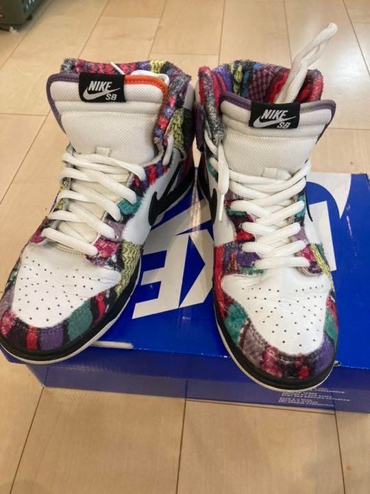 Nike SB Dunk High Huxtable "White/Black"