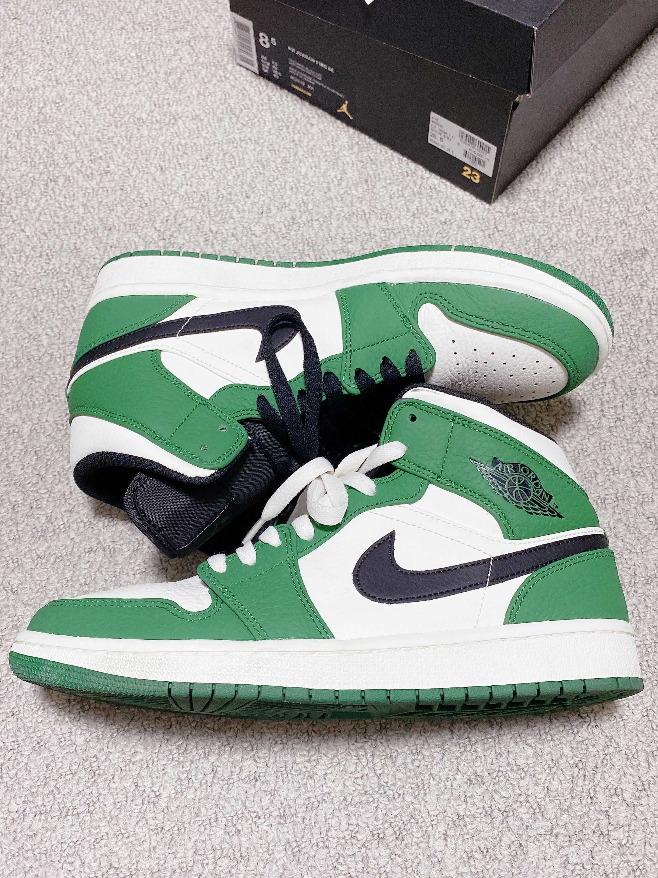 NIKE AIR JORDAN 1 MID "PINE GREEN"