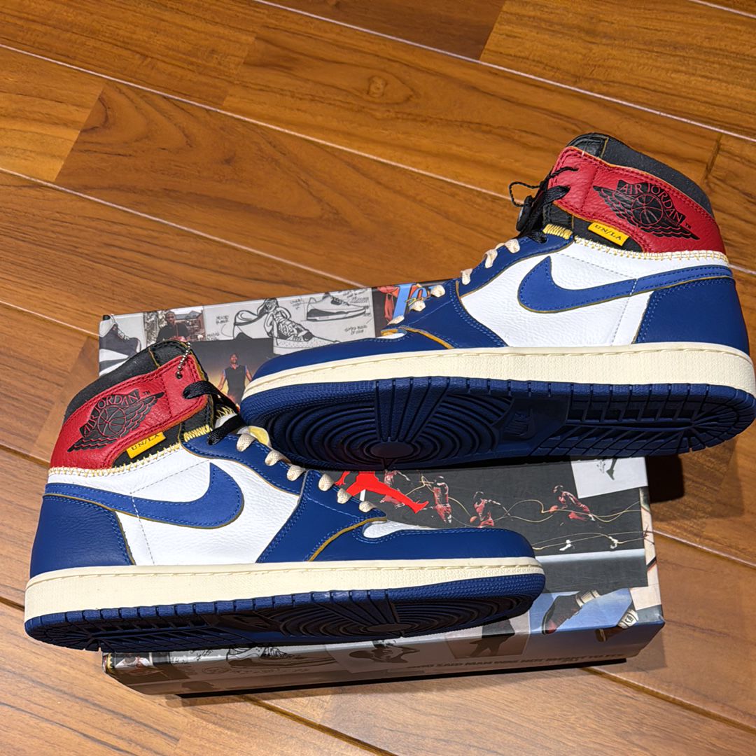 Union × Nike Air Jordan 1 Retro High OG NRG "Storm Blue/Varsity Red"