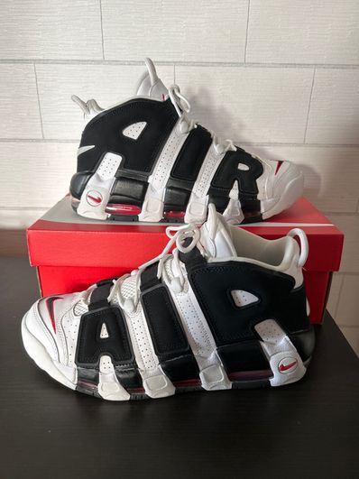 Nike Air More up Tempo "White/Black/University Red"(~2018)