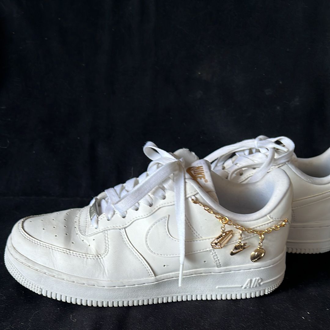 Nike Women's Air Force 1 Low "White Pendats"