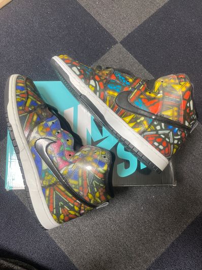 Cncpts × Nike SB Dunk High "Stained Glass"